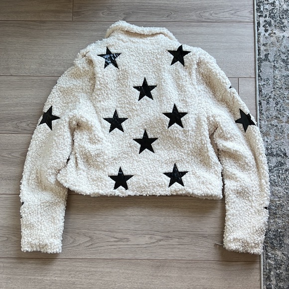 Blank NYC faux fur moto jacket - Picture 3 of 3